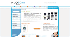 Desktop Screenshot of neoscan-medical.com