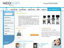 Tablet Screenshot of neoscan-medical.com